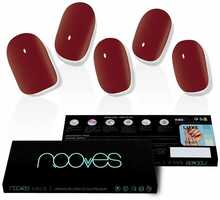 Geelküünekleebised Nooves Gel Nail Foils Midnight Rain Premium Luxe Solid Red, 20 tk