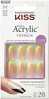 Kunstküüned KISS Salon Acrylic French Color Hype, 28 tk