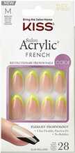 Kunstküüned KISS Salon Acrylic French Color Hype, 28 tk