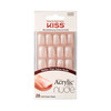 Kunstküüned KISS Salon Acrylic French Nude 64268, 28 tk
