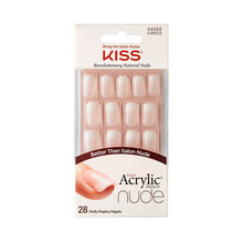 Kunstküüned KISS Salon Acrylic French Nude 64268, 28 tk