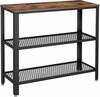 Konsoollaud Vasagle LNT81BX, 101,5 x 35 x 80 cm, must/pruun