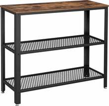 Konsoollaud Vasagle LNT81BX, 101,5 x 35 x 80 cm, must/pruun