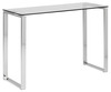 Konsoollaud Actona Katrine, 110 x 40 x 76 cm, läbipaistev klaas, kroom