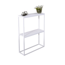 Konsoollaud ADRK Furniture Mason, 20 x 60 x 80 cm, valge