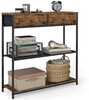 Konsoollaud Vasagle LNT092K01, 24 x 76 x 80 cm, pruun/must
