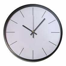Seinakell Besk, 30 cm, valge/must, metall
