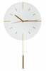 Seinakell Platinet Lark, 30 cm, valge/kuldne