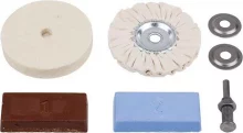 Poleerimiskomplekt Wolfcraft 2178000, 5 tk