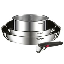 Pannide komplekt Tefal Ingenio Cook Eat L8813S75, 2 tk, 26 cm, roostevaba teras