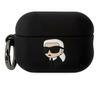 Kõrvaklappide ümbris Karl Lagerfeld KLAP2RUNIKK Apple AirPods Pro 2, silikoon Karl Head 3D, must
