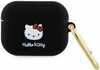 Kõrvaklappide ümbris Hello Kitty HKAP3DKHSK Apple AirPods Pro 1, silikoon, 3D Kitty Head, must