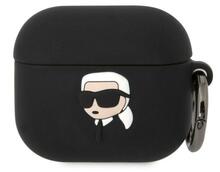 Kõrvaklappide ümbris Karl Lagerfeld KLA3RUNIKK AirPods 3, silikoon Karl Head 3D, must