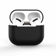 Kõrvaklappide ümbris Hurtel AirPods 2/1 silikoonist pehme, must (Case C)