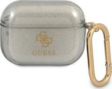 Kõrvaklappide ümbris Guess GUAPUCG4GK AirPods Pro, must, Glitter Collection