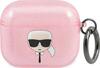 Kõrvaklappide ümbris Karl Lagerfeld KLA3UKHGP Apple AirPods 3, roosa, Glitter Karl's Head