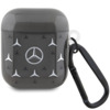 Kõrvaklappide ümbris Mercedes Benz MEA28DPMGS Apple AirPods Pro 1/2, must, Large Star Pattern
