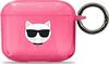 Kõrvaklappide ümbris Karl Lagerfeld KLA3UCHFP Apple AirPods 3, roosa, Choupette