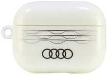 Kõrvaklappide ümbris Audi IML Geometric Pattern Apple AirPods Pro 2, valge, AU-IMLAPP2-A6/D3-WE