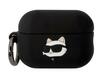 Kõrvaklappide ümbris Karl Lagerfeld KLA3RUNCHK Apple AirPods 3, silikoon, Choupette Head 3D, must