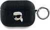 Kõrvaklappide ümbris Karl Lagerfeld KLAPPGKIPK Apple AirPods Pro, PU Embossed Karl Head, must