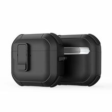 Kõrvaklappide ümbris Dux Ducis PECP Apple AirPods 4, must, PC+TPU, konksuga