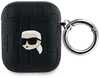Kõrvaklappide ümbris Karl Lagerfeld KLA2PGKIPK Apple AirPods 1/2, Monogram Karl Head, must