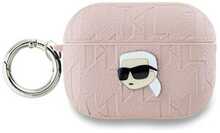 Kõrvaklappide ümbris Karl Lagerfeld KLAP2PGKIPP Apple AirPods Pro 2, Monogram Karl Head, roosa