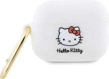 Hello Kitty silikoonümbris 3D kassipea Apple AirPods Pro 2, valge