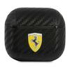 Kõrvaklappide ümbris Ferrari FESA3CABK Apple AirPods 3 On Track PU Carbon, must