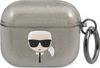 Kõrvaklappide ümbris Karl Lagerfeld KLA3UKHGK Apple AirPods 3, Glitter Karl's Head, must