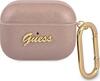 Kõrvaklappide ümbris Guess GUAPSASMP AirPods Pro, roosa, Saffiano Script Metal Collection