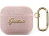 Kõrvaklappide ümbris Guess GUA3SASMP Apple AirPods 3, Saffiano Script Metal Collection, roosa