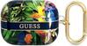 Kõrvaklappide ümbris Guess GUAPHHFLB AirPods Pro, sinine, Flower Strap Collection