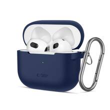 Kõrvaklappide ümbris Tech-Protect Silicone Hook Apple AirPods 3, tumesinine