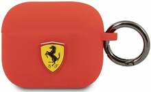 Kõrvaklappide ümbris Ferrari FEA3SILRE AirPods 3, punane silikoon