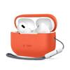 Kõrvaklappide ümbris Tech-Protect Apple AirPods Pro 1/2, silikoon Neon, oranž