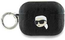 Kõrvaklappide ümbris Karl Lagerfeld KLAP2PGKIPK Apple AirPods Pro 2, Monogram Karl Head, must