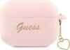 Kõrvaklappide ümbris Guess GUAP2LSCHSP Apple AirPods Pro 2, silikoon, Charm Heart Collection, roosa