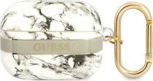 Kõrvaklappide kate Guess GUAPHCHMAG AirPods Pro, hall, Marble Strap Collection