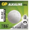 Alkaline patarei GP LR43, 1.55V, 10 tk
