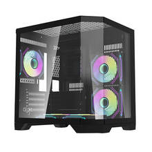 Arvutikorpus Darkflash FT350 koos 5 aRGB ventilaatoriga, must