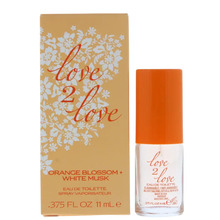 Parfüüm naistele Love 2 Love Orange Blossom White Musk EDT 11 ml