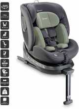 Turvatool Babygo Move Isofix 360, 0-36 kg, roheline