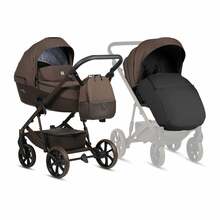 Universalus vežimėlis Tutis Viva6+ Essential Espresso 067, 2in1