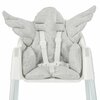 Söögitooli pehmendus Wellgro Angel Wings, helehall, 60x63x5 cm
