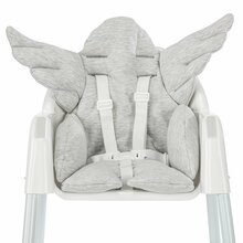 Söögitooli pehmendus Wellgro Angel Wings, helehall, 60x63x5 cm