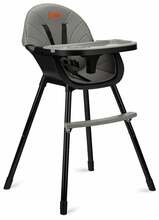 Söögitool MoMi Reki 2in1, must