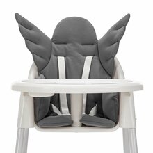 Söögitooli pehmendus Wellgro Angel Wings, hall, 60x63x5 cm