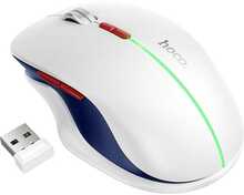 Juhtmevaba hiir Hoco GM40 RGB, valge